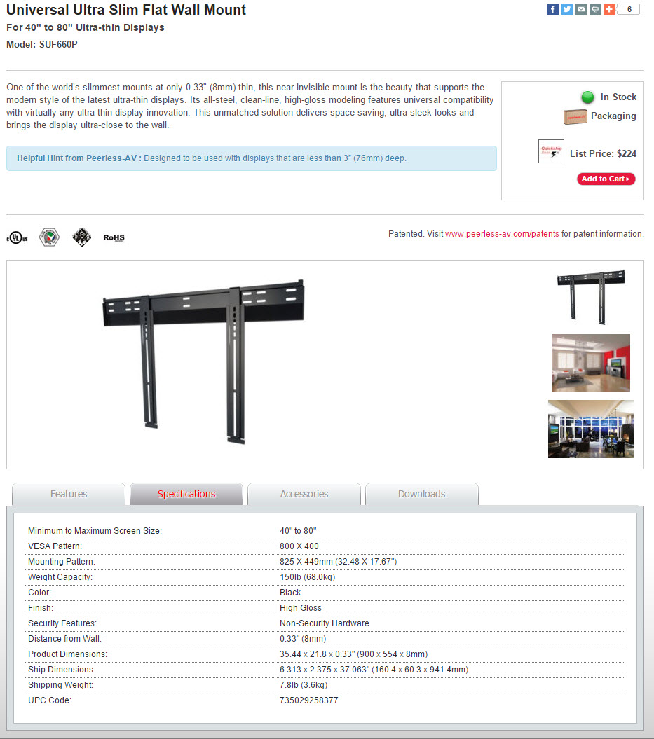 Samsung LED Mirror TV