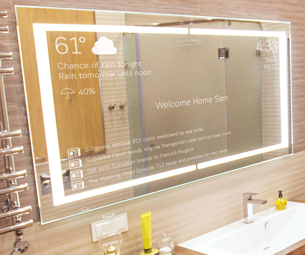Vanity Mirror TV Order Vanishing Television For Your Bathroom