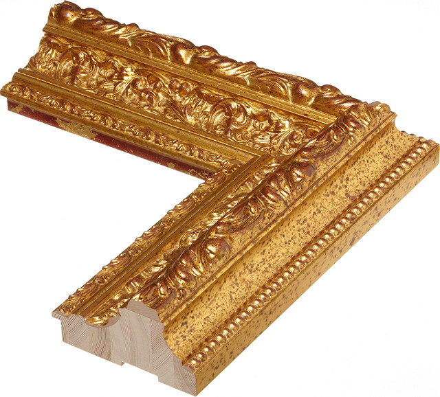 60 Framed Mirror Tv Vintage Lecce Gold 1 42331