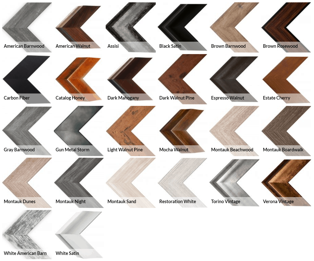 Standard Frame Styles