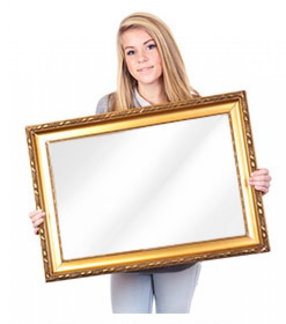 Frame Mirror TV Installation