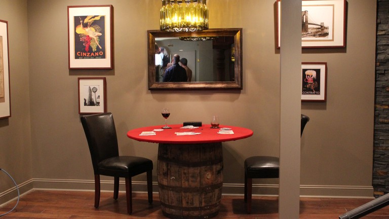 Samsung Mirror Tv Framed Dielectric Framed Mirror Tv In Man Caves Steakhouse Cave